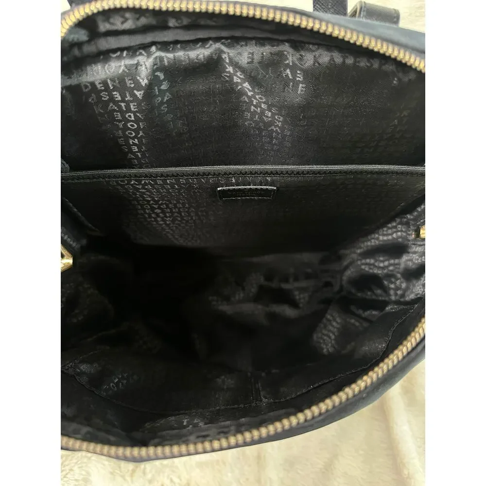 KATE SPADE Hilo Blake Ave XL Laptop Backpack Nylon Black $225